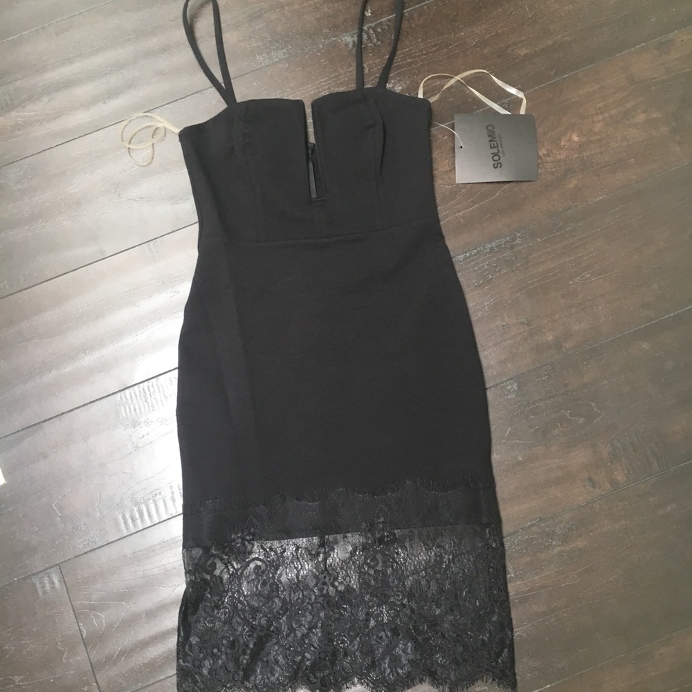 Beautiful Black Lace Cocktail Dress